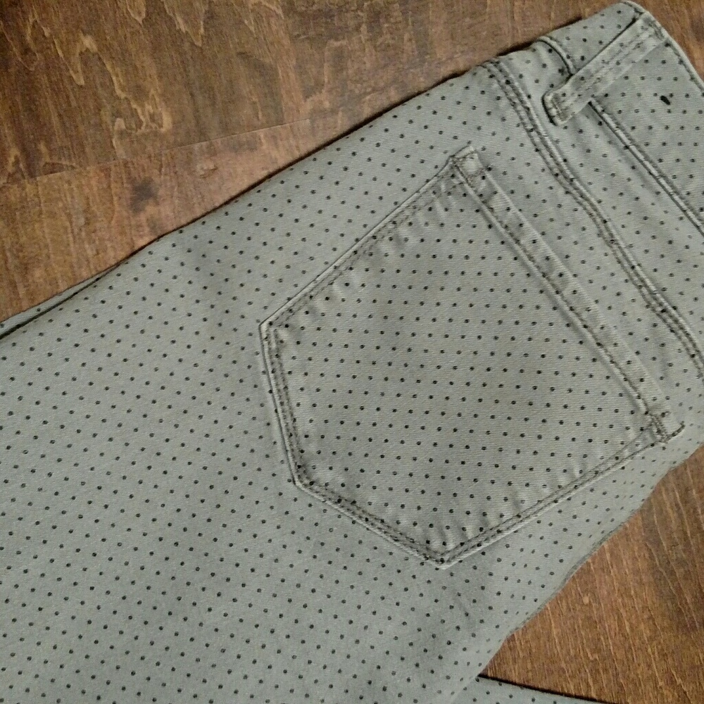 Ann Taylor Gray Dot Modern Jean